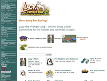 Tablet Screenshot of lucy-the-dog.com